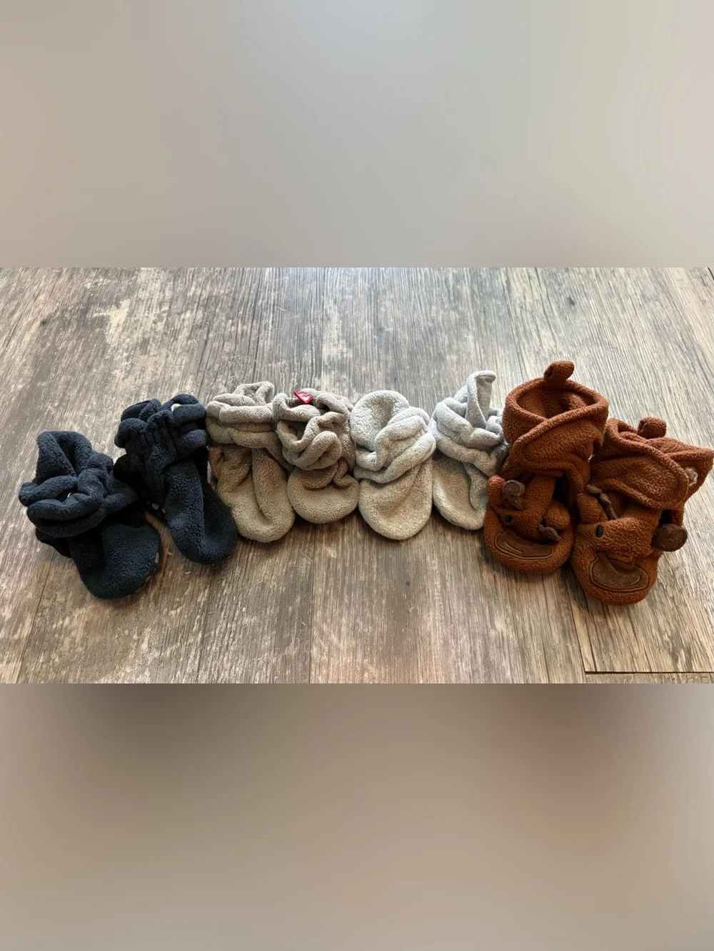 Zutano & Hudson Baby Fleece Bootie Set